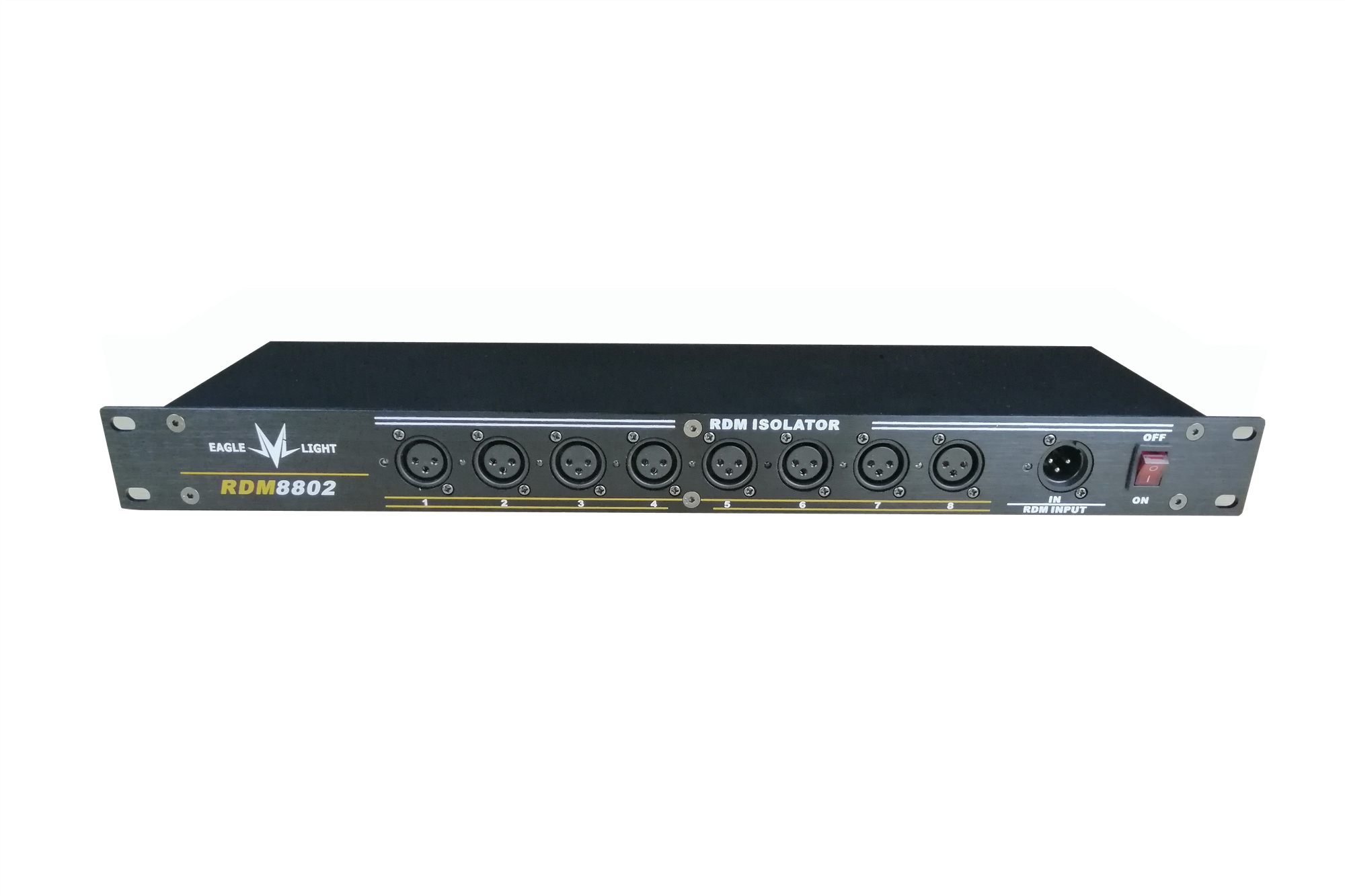 RDM8802  8路RDM信號(hào)放大器/分配器  RDM Splitter 8CH